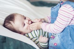 Bruder und Schwester Lizenzfreie Stockfotografie Bruder und Schwester Lizenzfreie Stockfotografie
