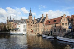 Bruges stad av landskapet av västra Flanders, Belgien fotografering för bildbyråer Bruges stad av landskapet av västra Flanders, Belgien fotografering för bildbyråer