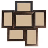 Bruin houten fotoframe royalty-vrije stock afbeelding Bruin houten fotoframe royalty-vrije stock afbeelding