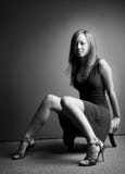 Brunette Woman Has Great Legs Stock Images Brunette Woman Has Great Legs Stock Images