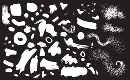 Brush strokes, sketchy elements Royalty Free Stock Images Brush strokes, sketchy elements Royalty Free Stock Images
