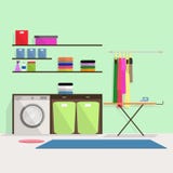 Buanderie illustration stock Buanderie illustration stock