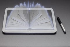Buch-Hologramm lizenzfreie stockfotografie Buch-Hologramm lizenzfreie stockfotografie