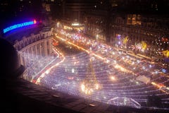 Bucharest Christmas Fair from Universitatii Square