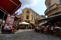 Bucharest - dagliv i den gamla staden arkivfoto Bucharest - dagliv i den gamla staden arkivfoto