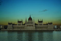 Budapest parlament arkivbild Budapest parlament arkivbild