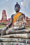Buddha di pietra da Ayutthaya Fotografie Stock Buddha di pietra da Ayutthaya Fotografie Stock