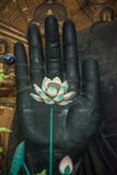 Buddha hand and lotus flower Todaiji Temple stock image Buddha hand and lotus flower Todaiji Temple stock image