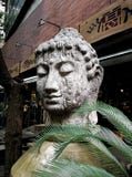 Buddha head stone carving royalty free stock images Buddha head stone carving royalty free stock images