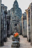 Buddha-Statue prasat bayon Tempel Angkor Thom Kambodscha Lizenzfreie Stockbilder Buddha-Statue prasat bayon Tempel Angkor Thom Kambodscha Lizenzfreie Stockbilder