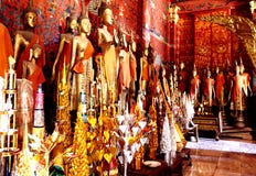 Buddha-Statuen Laos lizenzfreie stockbilder Buddha-Statuen Laos lizenzfreie stockbilder
