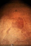 Buddha sulla parete del tempio immagine stock Buddha sulla parete del tempio immagine stock