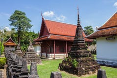 Buddhist monastery at Buppharam temple stock images Buddhist monastery at Buppharam temple stock images