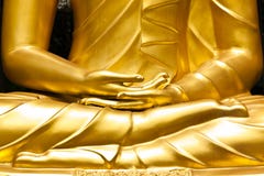 Buddhist Statue Hands Royalty Free Stock Photography