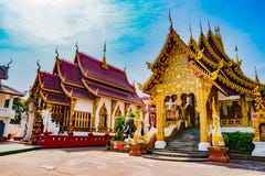 Buddhist Temple Chiang Mai, Thailand Stock Photos Buddhist Temple Chiang Mai, Thailand Stock Photos