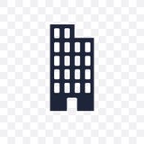 Budować przejrzystą ikonę Budynku symbolu projekt od architekta ilustracji Budować przejrzystą ikonę Budynku symbolu projekt od architekta ilustracji