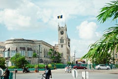 Budować w kapitale wyspa Barbados obrazy stock Budować w kapitale wyspa Barbados obrazy stock