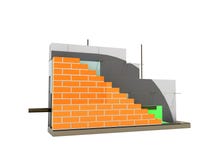 Budowy kamieniarstwo z cegłą i kamień 3d odpłacamy się na białym tle żadny cień royalty ilustracja Budowy kamieniarstwo z cegłą i kamień 3d odpłacamy się na białym tle żadny cień royalty ilustracja