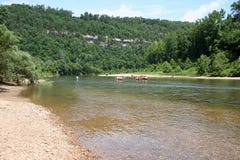 Buffalo Point on the Buffalo River #1. View of the Buffalo River stock photo Buffalo Point on the Buffalo River #1. View of the Buffalo River stock photo