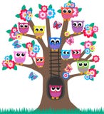 Buhos en un árbol Buhos en un árbol