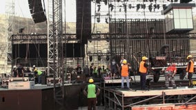 Building a concert stage