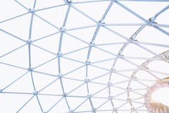 Building construction of metal steel framework outdoors stock images Building construction of metal steel framework outdoors stock images