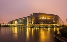 Building of European Parliament in Strasbourg royalty free stock images Building of European Parliament in Strasbourg royalty free stock images