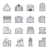 Building Icon Bold Stroke stock illustration Building Icon Bold Stroke stock illustration