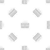 Building icon, outline style vector illustration Building icon, outline style vector illustration