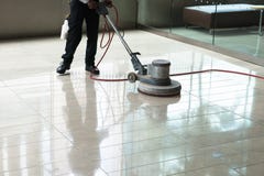 Building Maintenance, Cleaning, Floor Polishing Royalty Free Stock Photos Building Maintenance, Cleaning, Floor Polishing Royalty Free Stock Photos