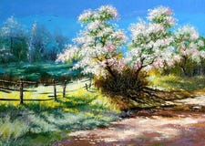 Buisson de floraison illustration stock Buisson de floraison illustration stock