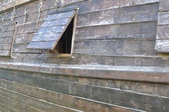 Buitenkant van een raad van het houten schip royalty-vrije stock afbeeldingen Buitenkant van een raad van het houten schip royalty-vrije stock afbeeldingen