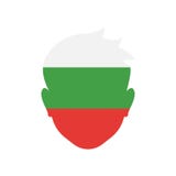 Bulgarien-Ikonenvektorzeichen und -symbol lokalisiert auf weißem backgroun lizenzfreie abbildung Bulgarien-Ikonenvektorzeichen und -symbol lokalisiert auf weißem backgroun lizenzfreie abbildung