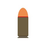 Bullet vector gun isolated military illustration holes metal. War stock illustration Bullet vector gun isolated military illustration holes metal. War stock illustration