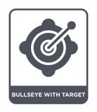 bullseye z cel ikoną w modnym projekta stylu bullseye z cel ikoną odizolowywającą na białym tle bullseye z celem ilustracji bullseye z cel ikoną w modnym projekta stylu bullseye z cel ikoną odizolowywającą na białym tle bullseye z celem ilustracji