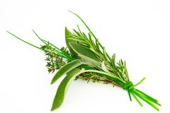 Bunch Of Fresh Herbs Royalty Free Stock Image Bunch Of Fresh Herbs Royalty Free Stock Image