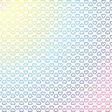 Bunter geometrischer Hintergrund der Herzen lizenzfreie abbildung Bunter geometrischer Hintergrund der Herzen lizenzfreie abbildung