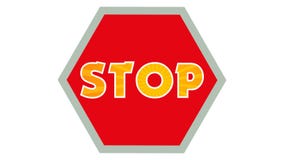 Bunter Text-Halt der Stoppschild-Grafik-003 - roter Hintergrund - lizenzfreie abbildung Bunter Text-Halt der Stoppschild-Grafik-003 - roter Hintergrund - lizenzfreie abbildung