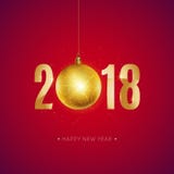 Buon anno 2018 illustrazione vettoriale Buon anno 2018 illustrazione vettoriale