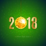 Buon anno 2018 royalty illustrazione gratis Buon anno 2018 royalty illustrazione gratis