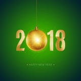Buon anno 2018 illustrazione vettoriale Buon anno 2018 illustrazione vettoriale