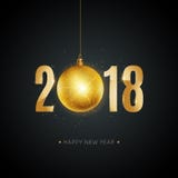 Buon anno 2018 illustrazione vettoriale Buon anno 2018 illustrazione vettoriale