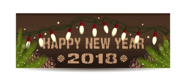 Buon anno 2018 illustrazione vettoriale Buon anno 2018 illustrazione vettoriale