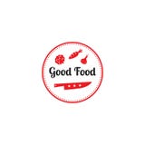 Buon modello di progettazione di logo dell'alimento Simbolo grafico dell'icona delle verdure e del coltello per il caffè, ristora royalty illustrazione gratis Buon modello di progettazione di logo dell'alimento Simbolo grafico dell'icona delle verdure e del coltello per il caffè, ristora royalty illustrazione gratis