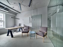 Bureau dans le style de grenier Images stock
