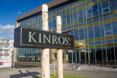 Bureau de Kinross Gold Corporation dans Magadan image stock Bureau de Kinross Gold Corporation dans Magadan image stock