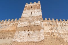 Burgalimar城堡,埋葬AlHamma, Baños de la恩西纳村庄, J 库存照片 Burgalimar城堡,埋葬AlHamma, Baños de la恩西纳村庄, J 库存照片