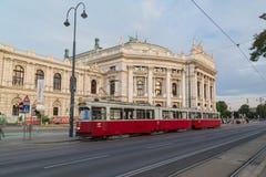 Burgtheater en Viena fotografía de archivo Burgtheater en Viena fotografía de archivo