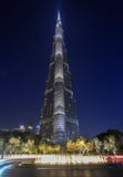 burj Dubai khalifa noc zdjęcia royalty free burj Dubai khalifa noc zdjęcia royalty free
