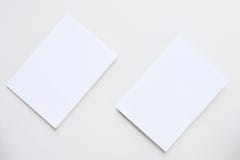 Business blank white card placed on the desk top view stock photos Business blank white card placed on the desk top view stock photos